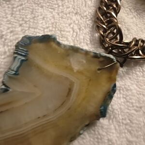 Gold Chain Necklace with Pendant